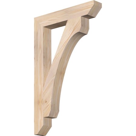 Ekena Millwork Legacy Slat Smooth Bracket, Douglas Fir, 3 1/2"W x 22"D x 34"H BKT04X22X34LEC06SDF